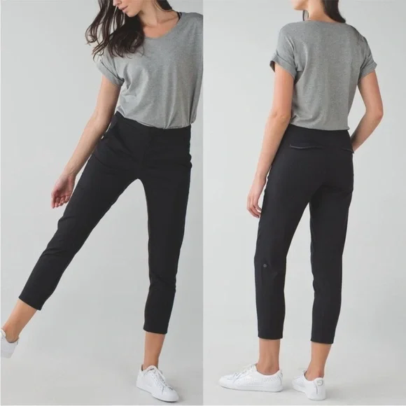 Lululemon City Trek Trouser Pant ll size 10 black - Picture 15 of 16